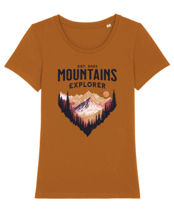 in stil grunge - Mountains explorer Roasted Orange