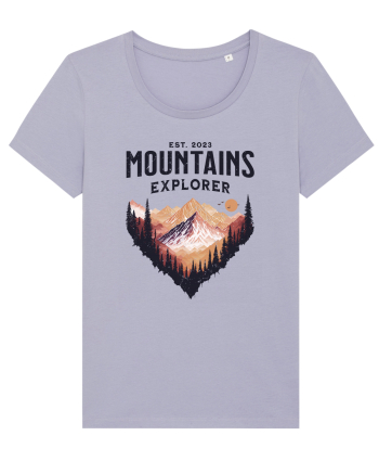 in stil grunge - Mountains explorer Lavender