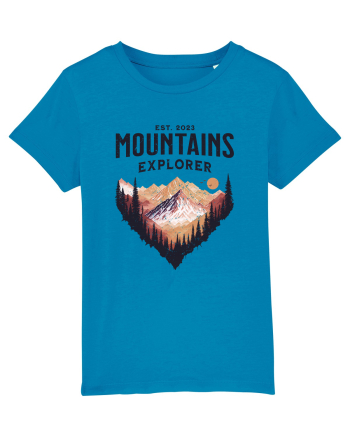 in stil grunge - Mountains explorer Azur