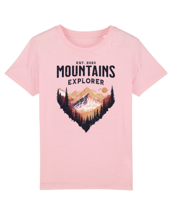 in stil grunge - Mountains explorer Cotton Pink