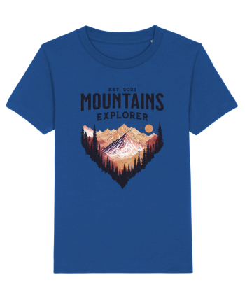 in stil grunge - Mountains explorer Majorelle Blue