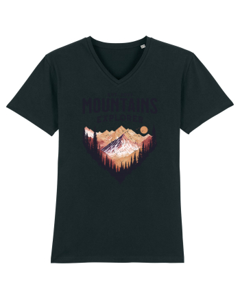 in stil grunge - Mountains explorer Black