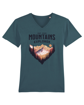 in stil grunge - Mountains explorer Stargazer