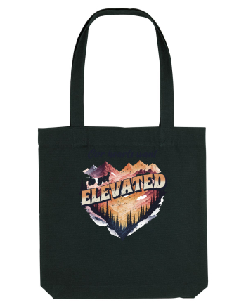 in stil grunge - Our hearts want to get elevated Black