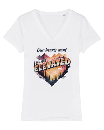 in stil grunge - Our hearts want to get elevated White