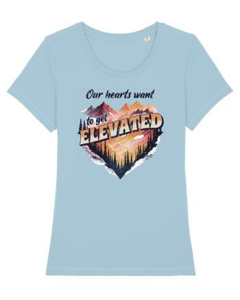 in stil grunge - Our hearts want to get elevated Sky Blue