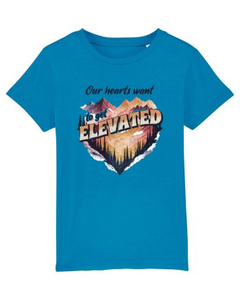 in stil grunge - Our hearts want to get elevated Azur