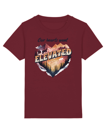 in stil grunge - Our hearts want to get elevated Burgundy