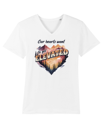 in stil grunge - Our hearts want to get elevated White