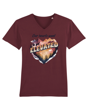 in stil grunge - Our hearts want to get elevated Burgundy