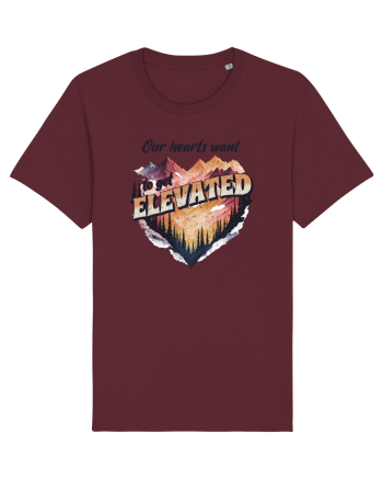 in stil grunge - Our hearts want to get elevated Burgundy