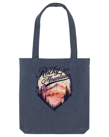 in stil grunge - Rocky Mountains and co Midnight Blue