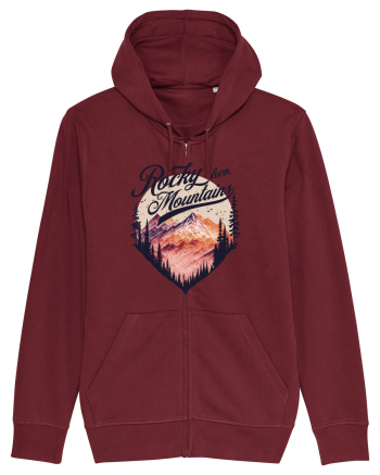 in stil grunge - Rocky Mountains and co Burgundy