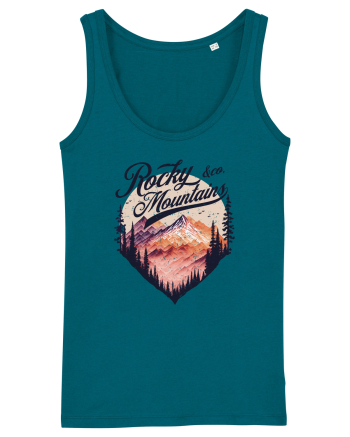 in stil grunge - Rocky Mountains and co Ocean Depth