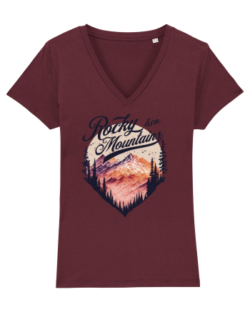 in stil grunge - Rocky Mountains and co Burgundy