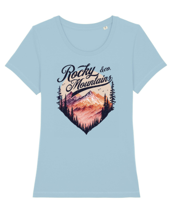 in stil grunge - Rocky Mountains and co Sky Blue