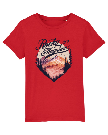 in stil grunge - Rocky Mountains and co Red