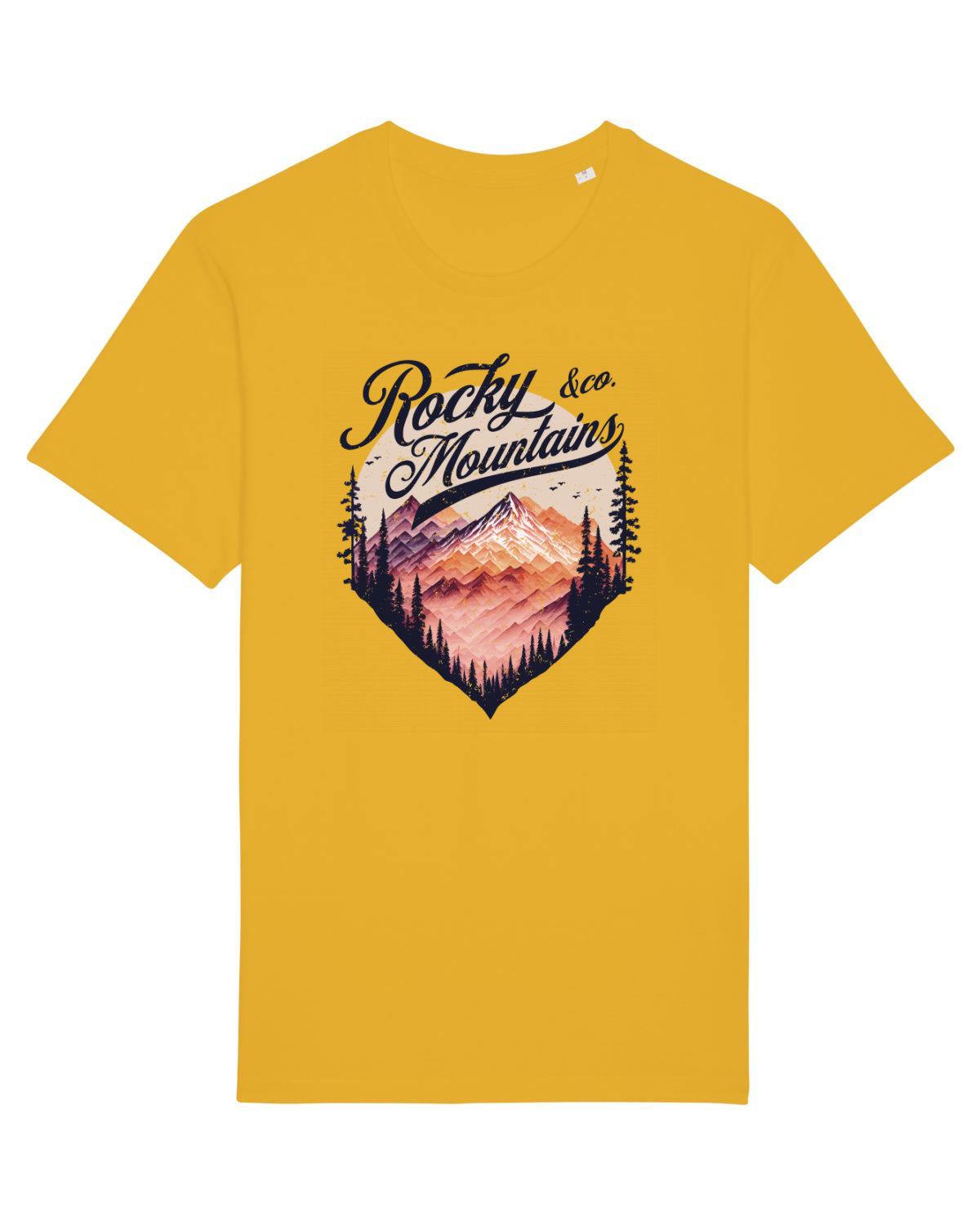 Tricou mânecă scurtă Unisex Rocker Spectra Yellow