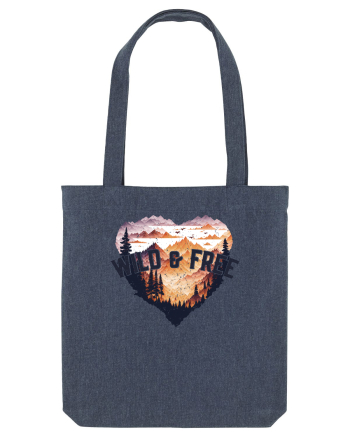 in stil grunge - Wild and free Midnight Blue