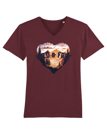 in stil grunge - Wild and free Burgundy