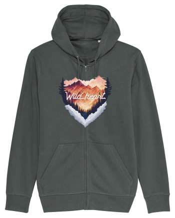 in stil grunge - Wild heart Anthracite