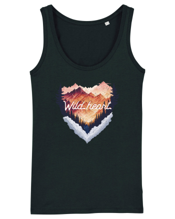 in stil grunge - Wild heart Black