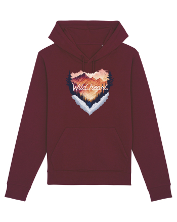 in stil grunge - Wild heart Burgundy