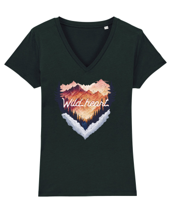 in stil grunge - Wild heart Black