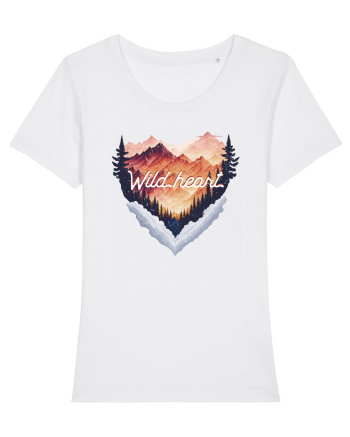 in stil grunge - Wild heart White