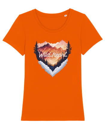 in stil grunge - Wild heart Bright Orange