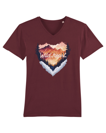 in stil grunge - Wild heart Burgundy