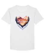in stil grunge - Wild heart Tricou mânecă scurtă guler larg Bărbat Skater