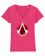 Assassin's Creed Logo Tricou mânecă scurtă guler V Damă Evoker
