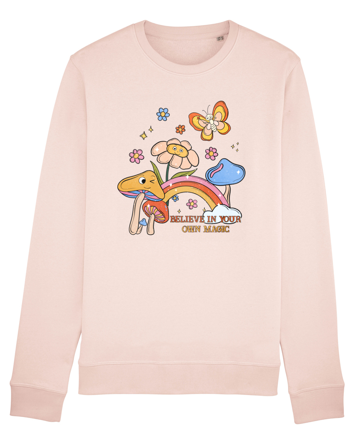 Bluză mânecă lungă Unisex Rise Candy Pink