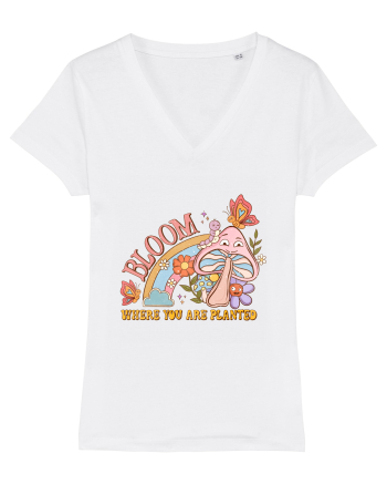 Bloom Where You Are Planted White