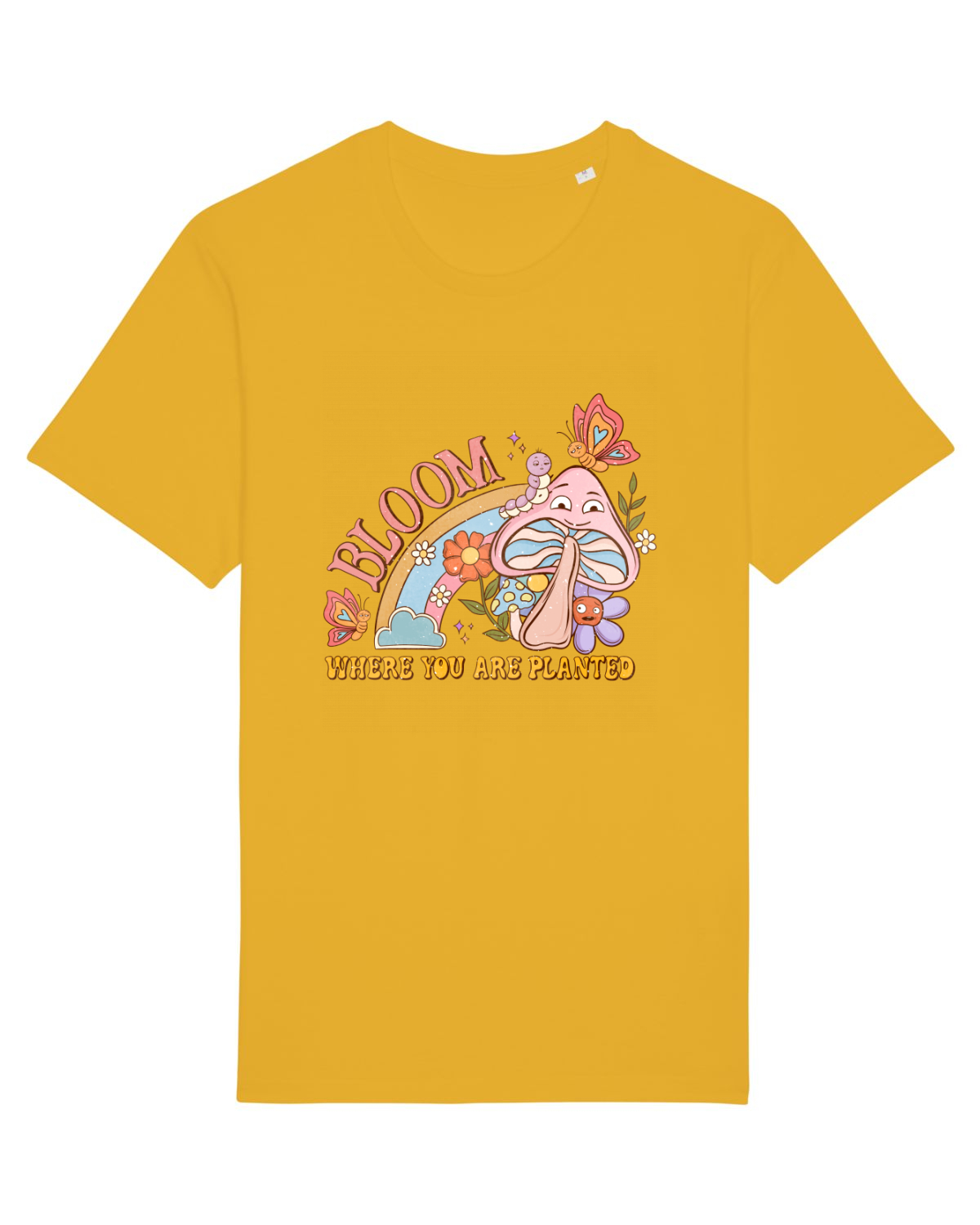 Tricou mânecă scurtă Unisex Rocker Spectra Yellow