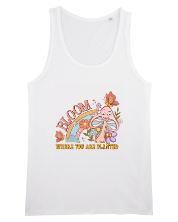 Bloom Where You Are Planted White