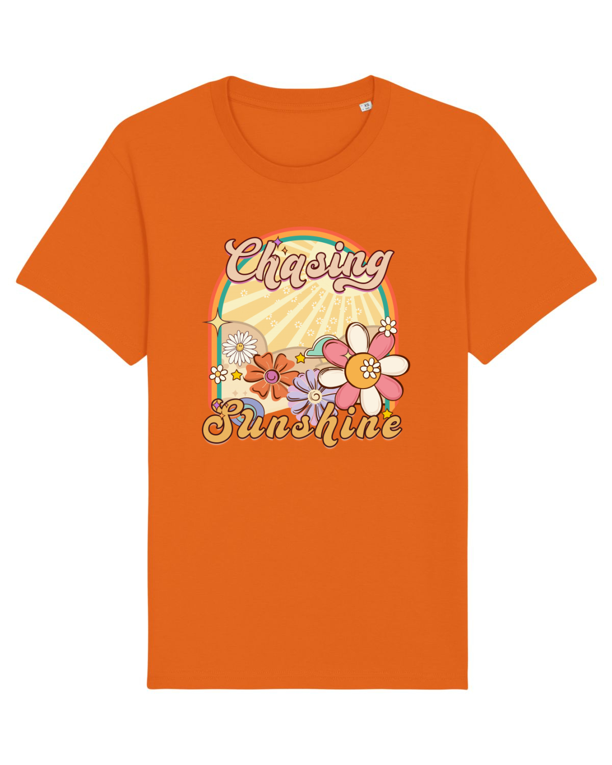 Tricou mânecă scurtă Unisex Rocker Bright Orange
