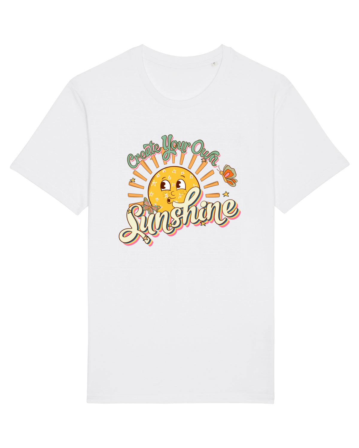 Tricou mânecă scurtă Unisex Rocker White
