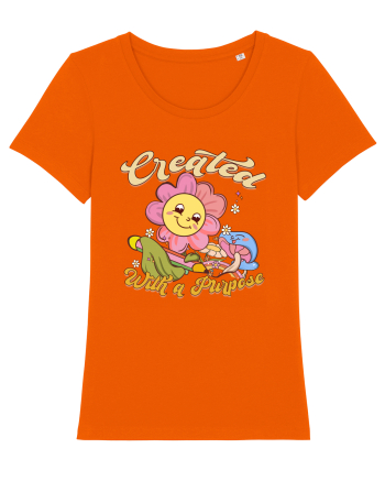 Created With A Purpose Bright Orange