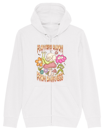 Flowers Bloom From Darkness White