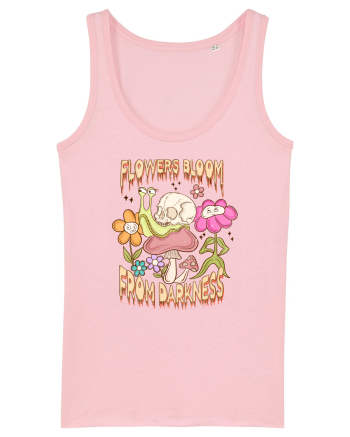 Flowers Bloom From Darkness Cotton Pink