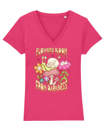 Flowers Bloom From Darkness Raspberry