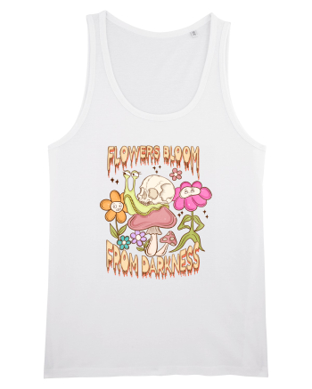 Flowers Bloom From Darkness White