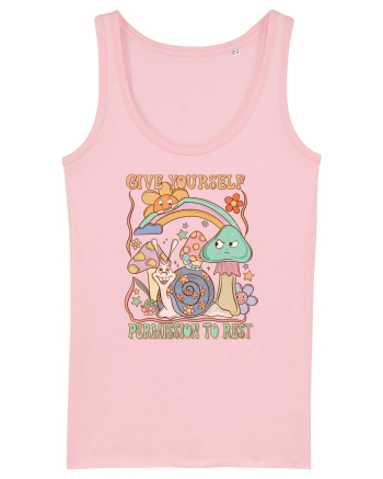 Give Yourself Permission To Rest Cotton Pink