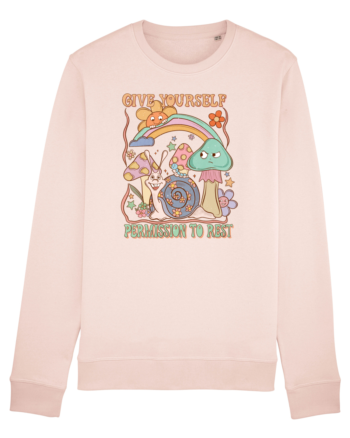 Bluză mânecă lungă Unisex Rise Candy Pink