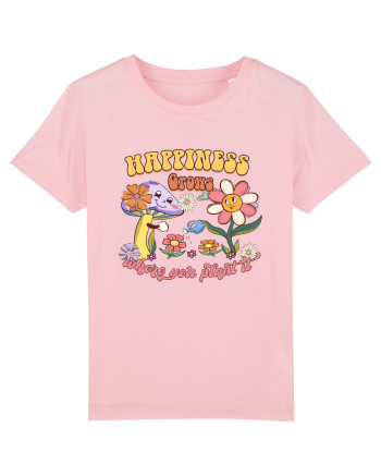 Happiness Grows Where You Plant It Cotton Pink