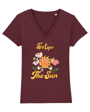 Here Comes The Sun Burgundy