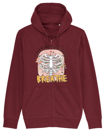 It's Okay If The Only Thing You Did Today Was Breathe Burgundy