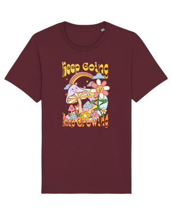 Keep Going Keep Growing Burgundy